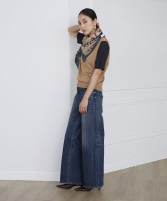 ＜SUPERIOR CLOSET (Women)＞《ＳＵＰＥＲＩＯＲ　ＣＬＯＳＥＴ》別注ワイドデニム《Ｈｅａｌｔｈｙ　ＤＥＮＩＭ》（７１３３１６１６０５）