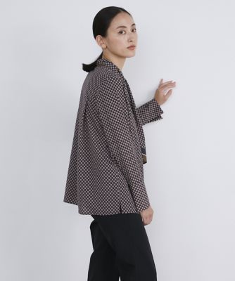 INGEBORG 小紋プリントブラウス 小紋プリントブラウス（7133182009） | INED (Women
