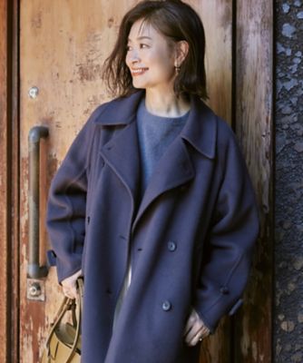 三尋木奈保コラボ》今っぽエアリーPコート（7134111013