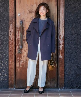 三尋木奈保コラボ》今っぽエアリーPコート（7134111013