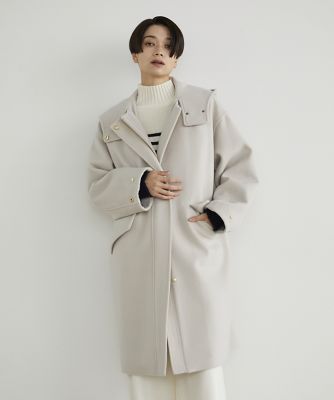 ＜INED L (Women/大きいサイズ)＞《大きいサイズ》フーデットコート《ＶＥＲＹ１２月号掲載》（７１３４１１１８０５）