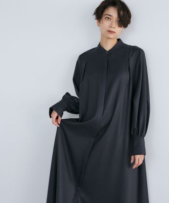 バンドカラーワンピース（7134121015） | INED (Women