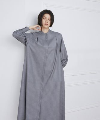 バンドカラーワンピース（7134121015） | INED (Women