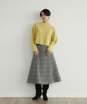 ヘリンボーンスカート（７１３４１５２００９） | ファッション・服