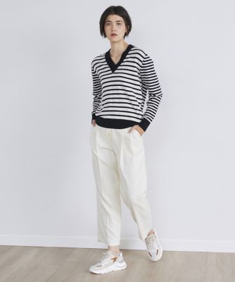＜INED L (Women/大きいサイズ)＞《大きいサイズ》グルカデザインパンツ（７１３４１６１８１５）