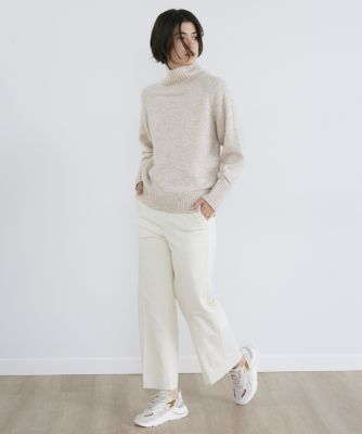 ＜INED L (Women/大きいサイズ)＞《大きいサイズ》セミワイドパンツ（７１３４１６１８４６）