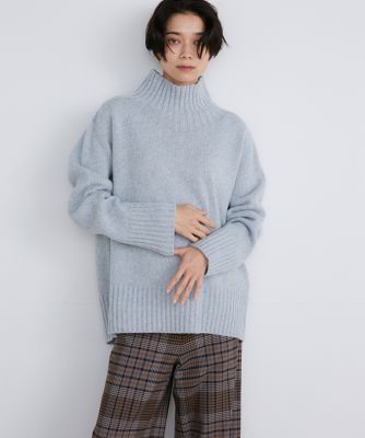 ミックスカラーハイネックニット（7134170070） | INED