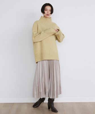 ミックスカラーハイネックニット（7134170070） | INED