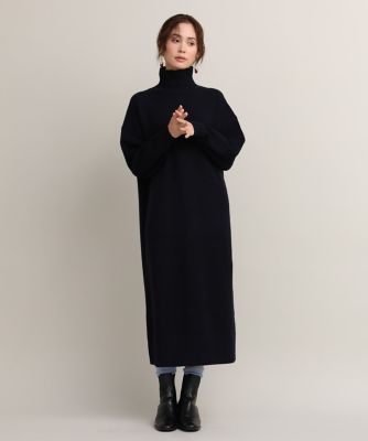 大きいサイズ》ミドルゲージニットワンピース（7134172851