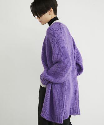 チャンキーニットカーディガン《LINEAPIU