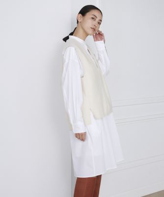 ＜INED (Women)＞Ｖネックベスト（７１３４１８２００４）