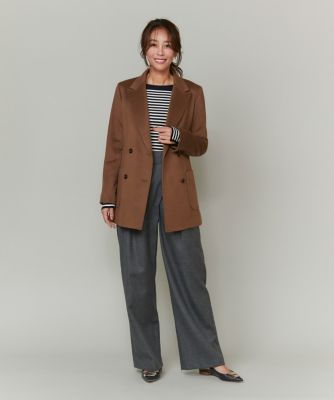 《大草直子コラボ》カシミヤダブルブレストジャケット《ＣＯＬＯＭＢＯ》（７１４０１４１０２３）
