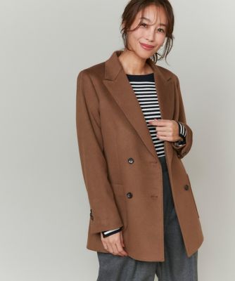 《大草直子コラボ》カシミヤダブルブレストジャケット《ＣＯＬＯＭＢＯ》（７１４０１４１０２３）