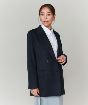 《大草直子コラボ》カシミヤダブルブレストジャケット《ＣＯＬＯＭＢＯ》（７１４０１４１０２３）