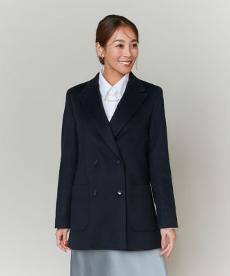 《大草直子コラボ》カシミヤダブルブレストジャケット《ＣＯＬＯＭＢＯ》（７１４０１４１０２３）