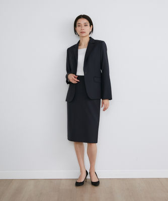 ＜INED (Women)＞モヘアウールテーラードジャケット（７１４０１４１０２６）