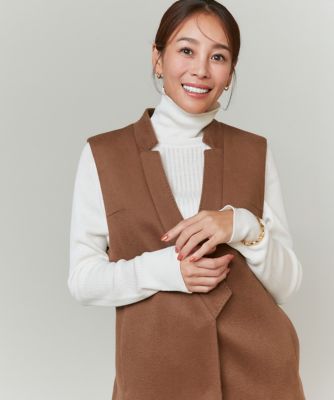 《大きいサイズ》カシミヤジレ《大草直子コラボ》《ＣＯＬＯＭＢＯ》（７１４０１４１８２４）