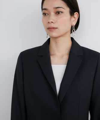 《大きいサイズ》モヘアウールテーラードジャケット（７１４０１４１８２６）
