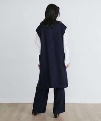 刻み襟ジレ《ｌａ　ｖｅｉｌｌｅ　ｂｙ　ＳＵＰＥＲＩＯＲ　ＣＬＯＳＥＴ》（７１４０１４１９１１）