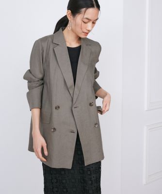 リネンダブルブレストジャケット《ｌａ　ｖｅｉｌｌｅ　ｂｙ　ＳＵＰＥＲＩＯＲ　ＣＬＯＳＥＴ》（７１４０１４１９２１）