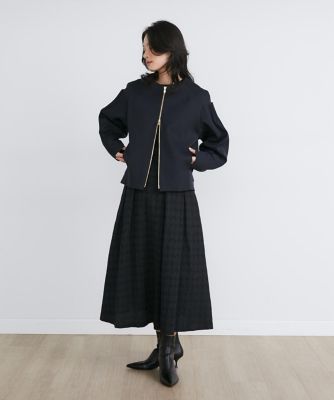タックディテールジップブルゾン《ｌａ　ｖｅｉｌｌｅ　ｂｙ　ＳＵＰＥＲＩＯＲ　ＣＬＯＳＥＴ》（７１４０１４４９０４）