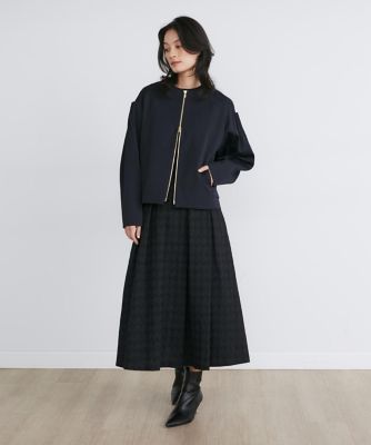 タックディテールジップブルゾン《ｌａ　ｖｅｉｌｌｅ　ｂｙ　ＳＵＰＥＲＩＯＲ　ＣＬＯＳＥＴ》（７１４０１４４９０４）
