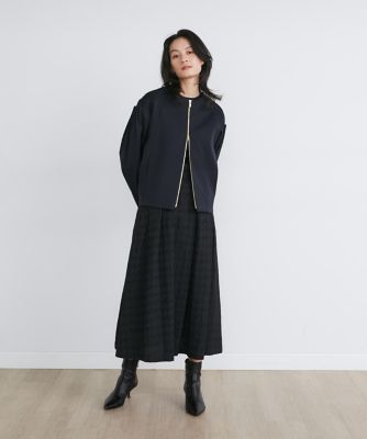 タックディテールジップブルゾン《ｌａ　ｖｅｉｌｌｅ　ｂｙ　ＳＵＰＥＲＩＯＲ　ＣＬＯＳＥＴ》（７１４０１４４９０４）