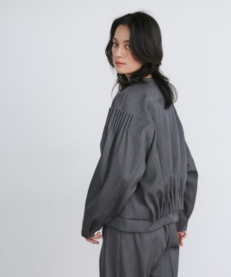 タックディテールジップブルゾン《ｌａ　ｖｅｉｌｌｅ　ｂｙ　ＳＵＰＥＲＩＯＲ　ＣＬＯＳＥＴ》（７１４０１４４９０４）