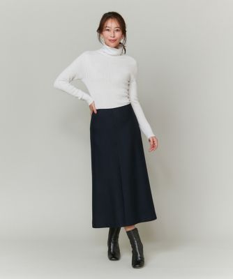 《大草直子コラボ》カシミヤＡラインスカート《ＣＯＬＯＭＢＯ》（７１４０１５２０２４）