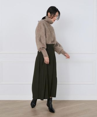 フラノストレッチラップ風スカート《ｌａ　ｖｅｉｌｌｅ　ｂｙ　ＳＵＰＥＲＩＯＲ　ＣＬＯＳＥＴ》（７１４０１５２９１５）