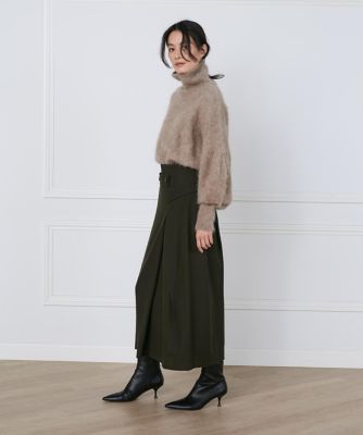 フラノストレッチラップ風スカート《ｌａ　ｖｅｉｌｌｅ　ｂｙ　ＳＵＰＥＲＩＯＲ　ＣＬＯＳＥＴ》（７１４０１５２９１５）
