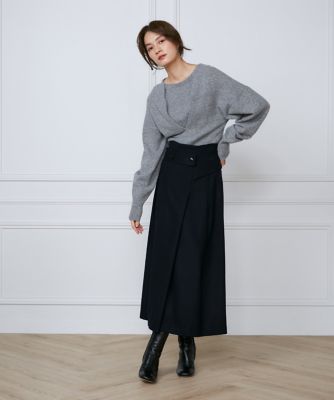 フラノストレッチラップ風スカート《ｌａ　ｖｅｉｌｌｅ　ｂｙ　ＳＵＰＥＲＩＯＲ　ＣＬＯＳＥＴ》（７１４０１５２９１５）