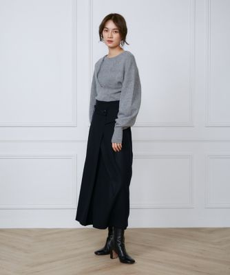 フラノストレッチラップ風スカート《ｌａ　ｖｅｉｌｌｅ　ｂｙ　ＳＵＰＥＲＩＯＲ　ＣＬＯＳＥＴ》（７１４０１５２９１５）