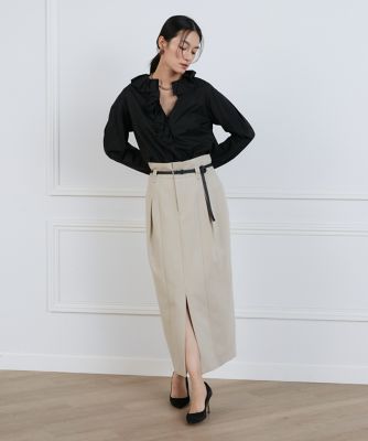 フロントスリットＩラインスカート《ｌａ　ｖｅｉｌｌｅ　ｂｙ　ＳＵＰＥＲＩＯＲ　ＣＬＯＳＥＴ》（７１４０１５２９１７）