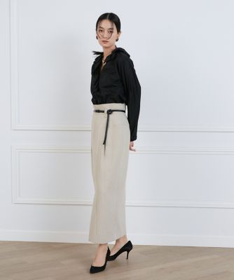 フロントスリットＩラインスカート《ｌａ　ｖｅｉｌｌｅ　ｂｙ　ＳＵＰＥＲＩＯＲ　ＣＬＯＳＥＴ》（７１４０１５２９１７）