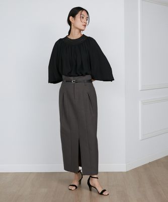 フロントスリットＩラインスカート《ｌａ　ｖｅｉｌｌｅ　ｂｙ　ＳＵＰＥＲＩＯＲ　ＣＬＯＳＥＴ》（７１４０１５２９１７）