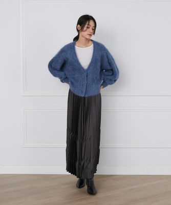 サテンプリーツスカート《ｌａ　ｖｅｉｌｌｅ　ｂｙ　ＳＵＰＥＲＩＯＲ　ＣＬＯＳＥＴ》（７１４０１５２９１９）
