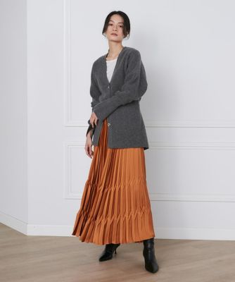 サテンプリーツスカート《ｌａ　ｖｅｉｌｌｅ　ｂｙ　ＳＵＰＥＲＩＯＲ　ＣＬＯＳＥＴ》（７１４０１５２９１９）