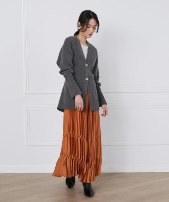 サテンプリーツスカート《ｌａ　ｖｅｉｌｌｅ　ｂｙ　ＳＵＰＥＲＩＯＲ　ＣＬＯＳＥＴ》（７１４０１５２９１９）