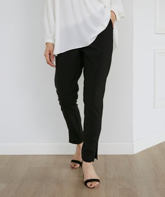 ＜INED (Women)＞４ＷＡＹストレッチテーパードパンツ《アンクル丈／股下６８ｃｍ》（７１４０１６１００９）