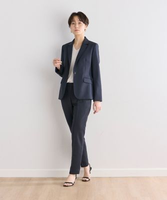 《大きいサイズ》モヘアウールテーパードパンツ（７１４０１６１８２６）