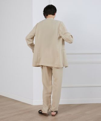 《大きいサイズ》ダブルジョーゼットドロストパンツ（７１４０１６１８３５）