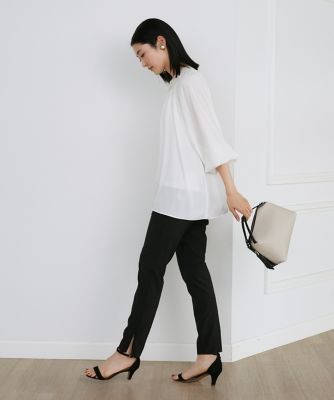 《大きいサイズ》４ＷＡＹストレッチテーパードパンツ《クロップド丈／股下６４ｃｍ》（７１４０１６１８４９）