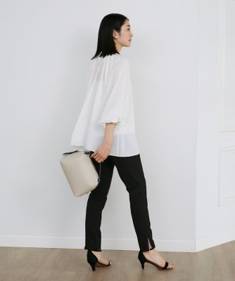《大きいサイズ》４ＷＡＹストレッチテーパードパンツ《クロップド丈／股下６４ｃｍ》（７１４０１６１８４９）