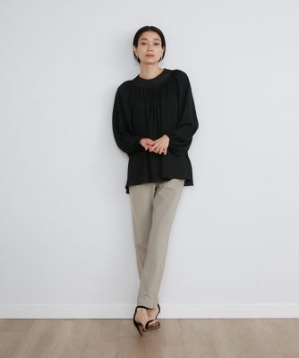 《大きいサイズ》４ＷＡＹストレッチテーパードパンツ《クロップド丈／股下６４ｃｍ》（７１４０１６１８４９）
