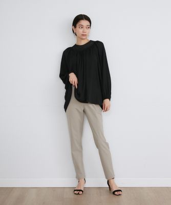 《大きいサイズ》４ＷＡＹストレッチテーパードパンツ《クロップド丈／股下６４ｃｍ》（７１４０１６１８４９）