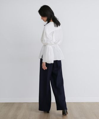 タックワイドパンツ《ｌａ　ｖｅｉｌｌｅ　ｂｙ　ＳＵＰＥＲＩＯＲ　ＣＬＯＳＥＴ》（７１４０１６１９０１）