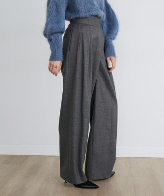 ウールサキソニーラップパンツ《ｌａ　ｖｅｉｌｌｅ　ｂｙ　ＳＵＰＥＲＩＯＲ　ＣＬＯＳＥＴ》（７１４０１６１９０５）