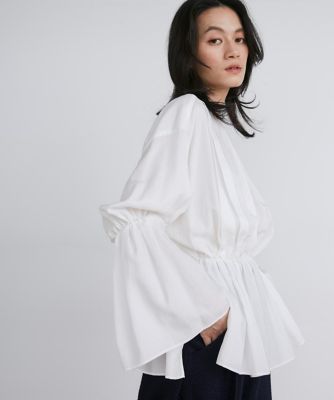 シャーリングギャザーブラウス《ｌａ　ｖｅｉｌｌｅ　ｂｙ　ＳＵＰＥＲＩＯＲ　ＣＬＯＳＥＴ》（７１４０１８２９０２）