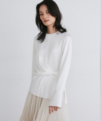 シルキーアシメトリーブラウス《ｌａ　ｖｅｉｌｌｅ　ｂｙ　ＳＵＰＥＲＩＯＲ　ＣＬＯＳＥＴ》（７１４０１８２９０３）